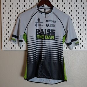 Voler Women's 2XL Cycling‎ Jersey Northwest Tri & Bike Raise The Bar Gray Green
